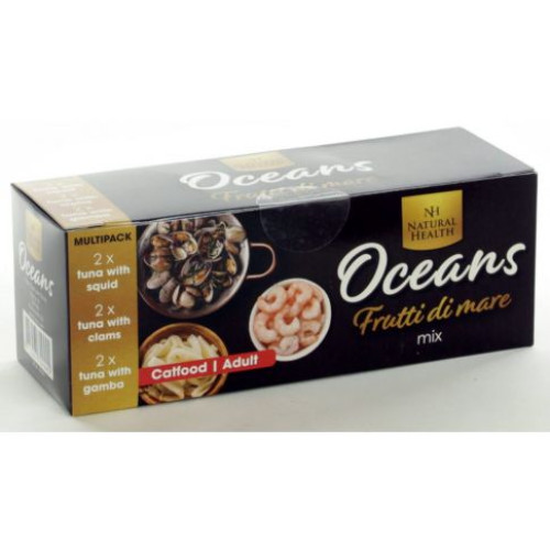 Natural Health Cat Oceans Multipack Frutti Di Mare (6 x 85 gr.)